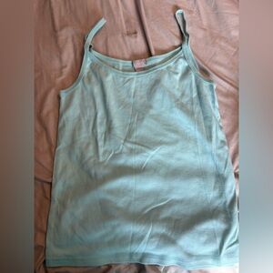 J. Crew aqua Green Tank Top